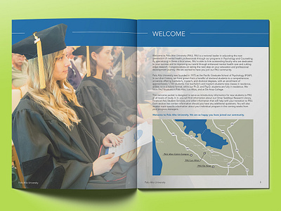 College Welcome Packet booklet brochure college design graphic design guide marketing non profit students welcome