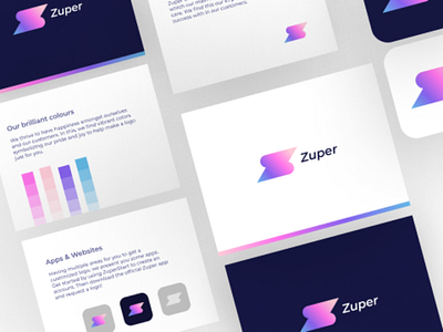 Zuper Branding app branding design icon logo vector