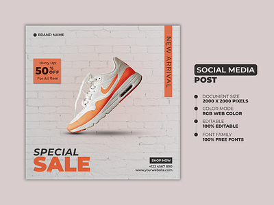 Shoe | Social media post & ad | Promotion ad