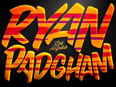 Personal Website - Ryan Padgahm angeles design los padgham portfolio ryan typography