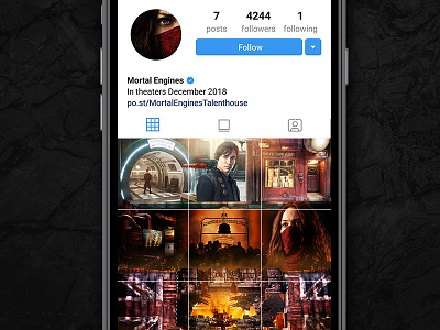 Mortal Engines Instagram Mural instagram marketing mortal engines mural padgham ryan social social media design
