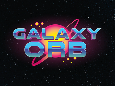 Galaxy Orb - Logo art brand branding design digital galaxy game graphic design logo mobile orb star type ux videogame