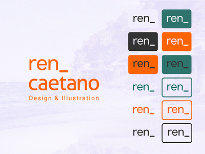 ren_caetano - Branding art beach brand branding design designer digital flat graphic design illustration illustrator logo modern personal surf type ui variable vector water