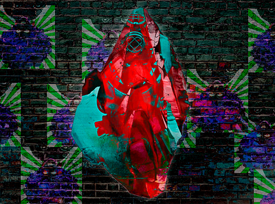 Substance - Illustration art artwork collage colorful design digital distopic drug graphic design illustration magazine marijuana matte psychedelic psycho punk stoner substance surreal wall