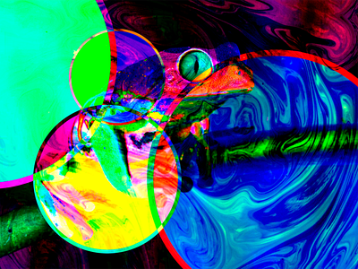 Substance - Illustration art artwork colorful crazy design digital drug frog graphic design high illustration jump psychedelic psycho punk stoner stoner art substance surreal visual