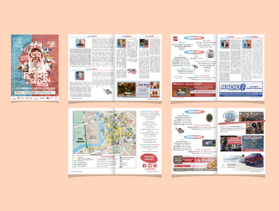 Catalogue de la Foire de Sedan catalogue design graphic design indesign publicité