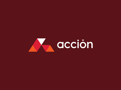 Acción Logo branding design identity logo mark typography website