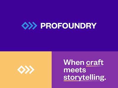 Profoundry Brand Board animation branding design identity logo mark video website