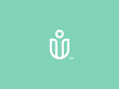 Unused Mark brand development branding design home hospital icon identity individual location logo