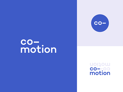 Co-motion Brand Board avatar brand branding co motion design green identity logo purple studio wordmark