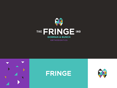 The Fringe Brand Board branding design event identity logo mark pattern