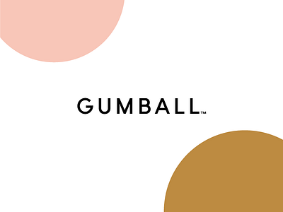 Gumball Wordmark brand branding design identity logo mark typography