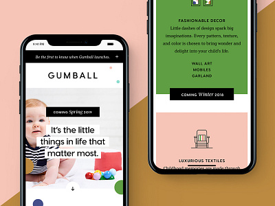 Gumball Landing Page