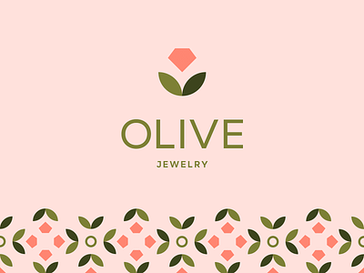 Olive Logo branding design icon identity jewelry logo mark packaging typography