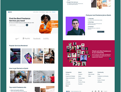 Quick design freelance mockup ui uiux user interface web design