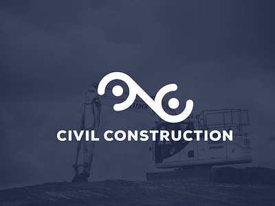 Construction minimal logo design