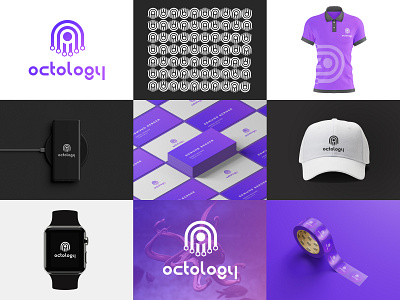 Octology Tech Logo And brand Design