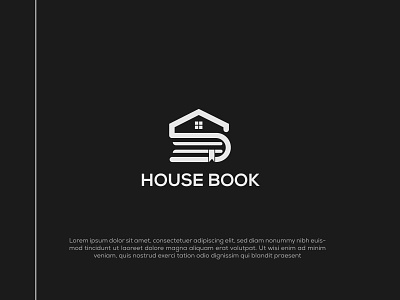 House Book l E-Learning Logo Design