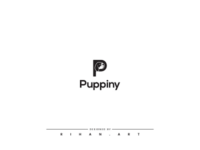 Puppiny Branding | P letter Pet Logo