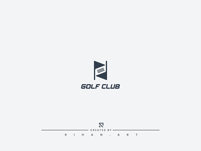 Golf Club | Negative Space Logo | Sports 99 design logo athletics branding creative logo driving range event logo design flag logo golf golf club logo golfer golfing league logo designer logotype minimalist logo designer modern logo maker negative space logo sports logo tournament ui ux