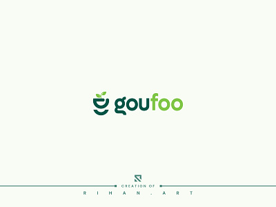 Green Food Logo Design | Letter G | Plant | Nature | Branding