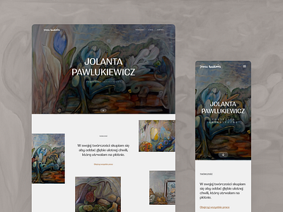 Art Portfolio – Home Page