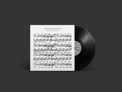 Chopin Exclusive ◇ Cover Design cd chopin cover design minimalism music vinyl