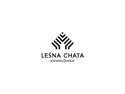 Leśna Chata brand forest holiday home hotel hotellogo logo logodesign resort tree