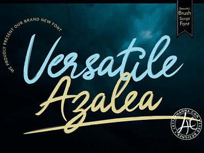 Versatile Azalea Brush Font