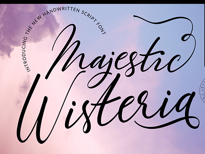 Majestic Wisteria Font