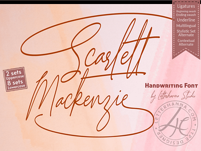 Scarlett Mackenzie Font