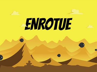 Enroute game - Final Launch Poster 2d comics design dribbble game graphic illustration illustrator typography ui