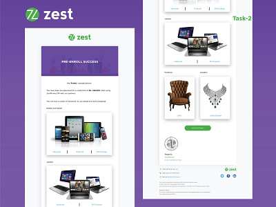 Internship @Zest - Task 2 design graphic illustration illustrator typography ui ux