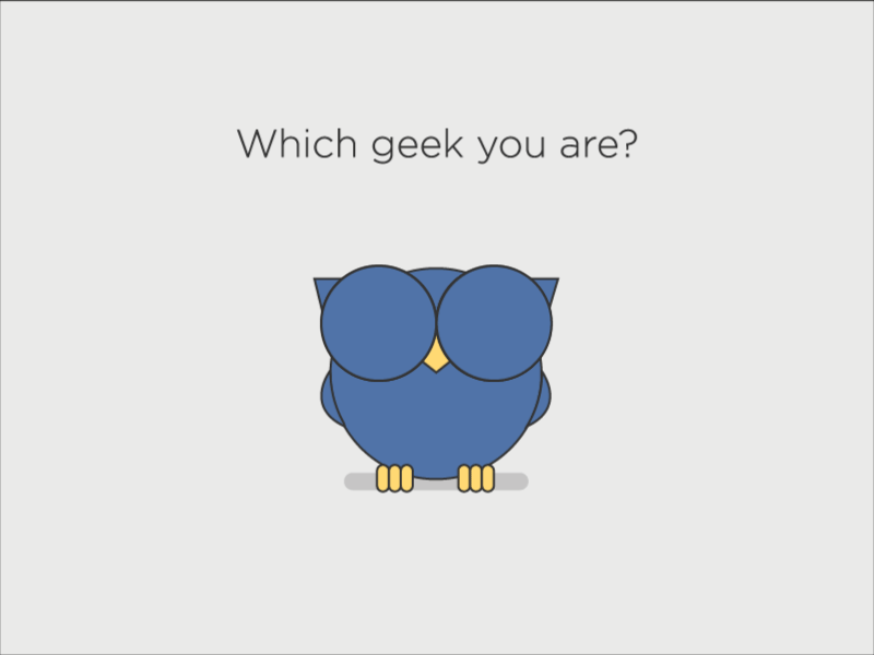 Meet the Geek owl