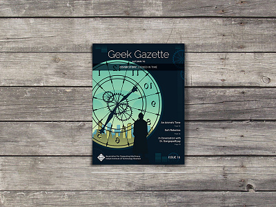Geek Gazette Magazine | Cover Design big ben clock cover doctor who geek geek gazette gg iitr magazine man time tower