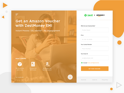 Product Gift Card Landing Page