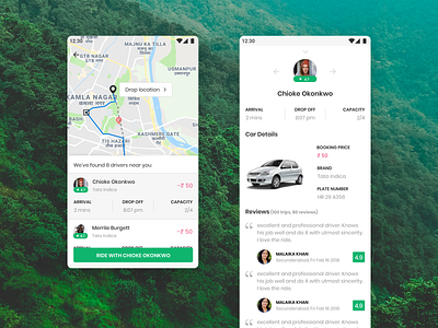Go Buddy - Ride Sharing App app concept design driver ride hailing ride sharing ui ux