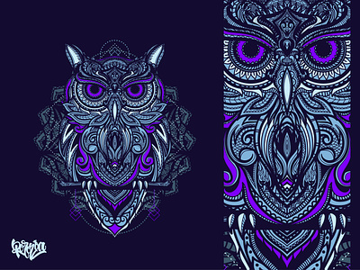 hand drawn ethnic owl illustration artwork branding design doodle ethnic graphic design illustration mandala ornament owl print tattoo tribal tshirt vector wild wildlife zentangle