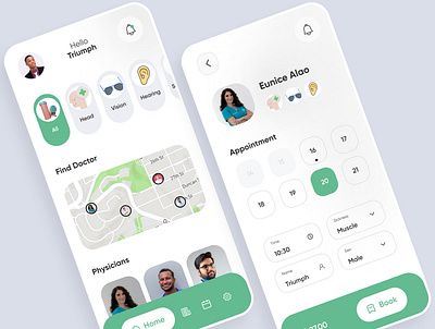 Medical mobile app medical app mobile app ui ui design uiux ux design