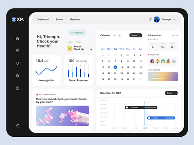 Medical App Dashboard