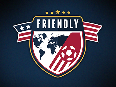 American Friendly Soccer Logo football friendly futbol soccer states united usa