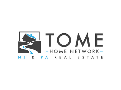 Tome Home Network - Real Estate estate home logo real river
