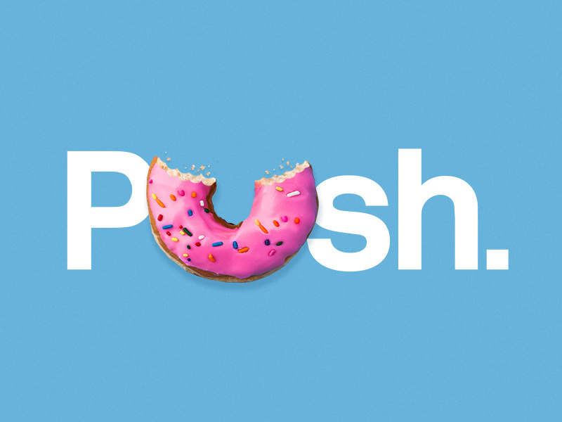 National Donut Day push. pushhere day donut