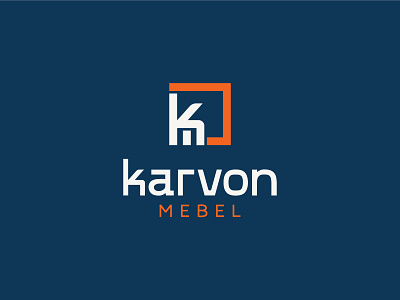 Karvon mebel, furniture logo logodesign