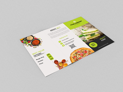 Food Brochure Design branding brochure design food banner food brochure graphic design offer brochure vector