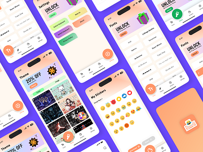 Keyboard Mobile App Design