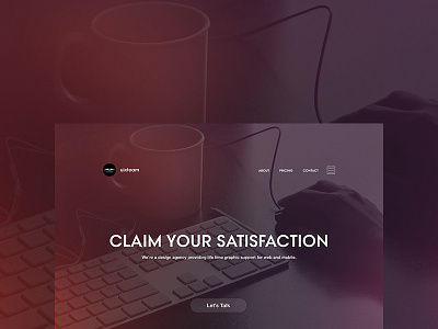 Website Design clean flat free gallery icons layout menu navigation psd ui webdesign website