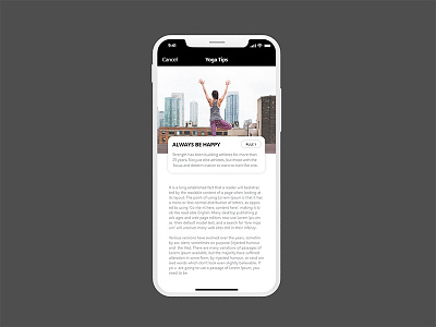 Free Fitness App- Screen 5 free interface ios iphone x mobile mockup prototype psd schedule ui ux