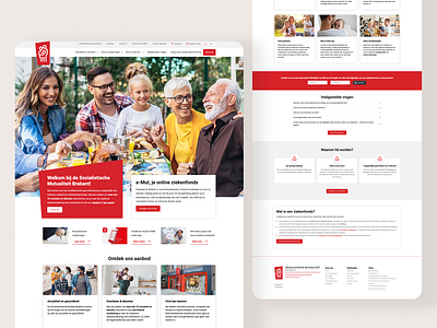 Redesign Website Socialistische Mutualiteit Brabant by Lieve on Dribbble