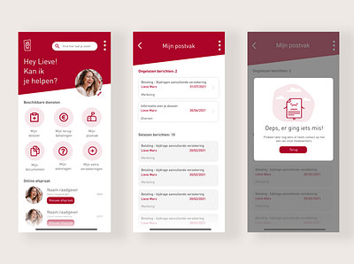 Redesign app Socialistische Mutualiteit Brabant app branding design graphic design ui ux